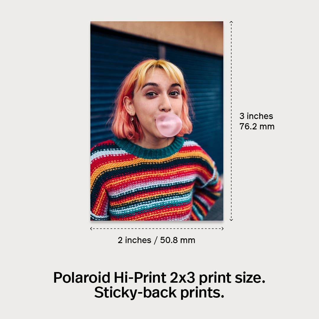 Polaroid Hi-Print Paper - 2x3 Photo Paper Cartridge - 20 Photos (6355) 🍁 All In One Marketplace Canada