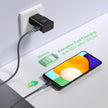 Adaptive Fast Charger and USB-C Cable 10ft(3m), Excgood Type C Cable Fast Charging Compatible with Galaxy A16/A15/A13/A14/A03s, S25 Ultra/S24/S23/S22/S20/S8/9+/10e,Note, Android Phone (2Pack Black) 🍁 All In One Marketplace Canada
