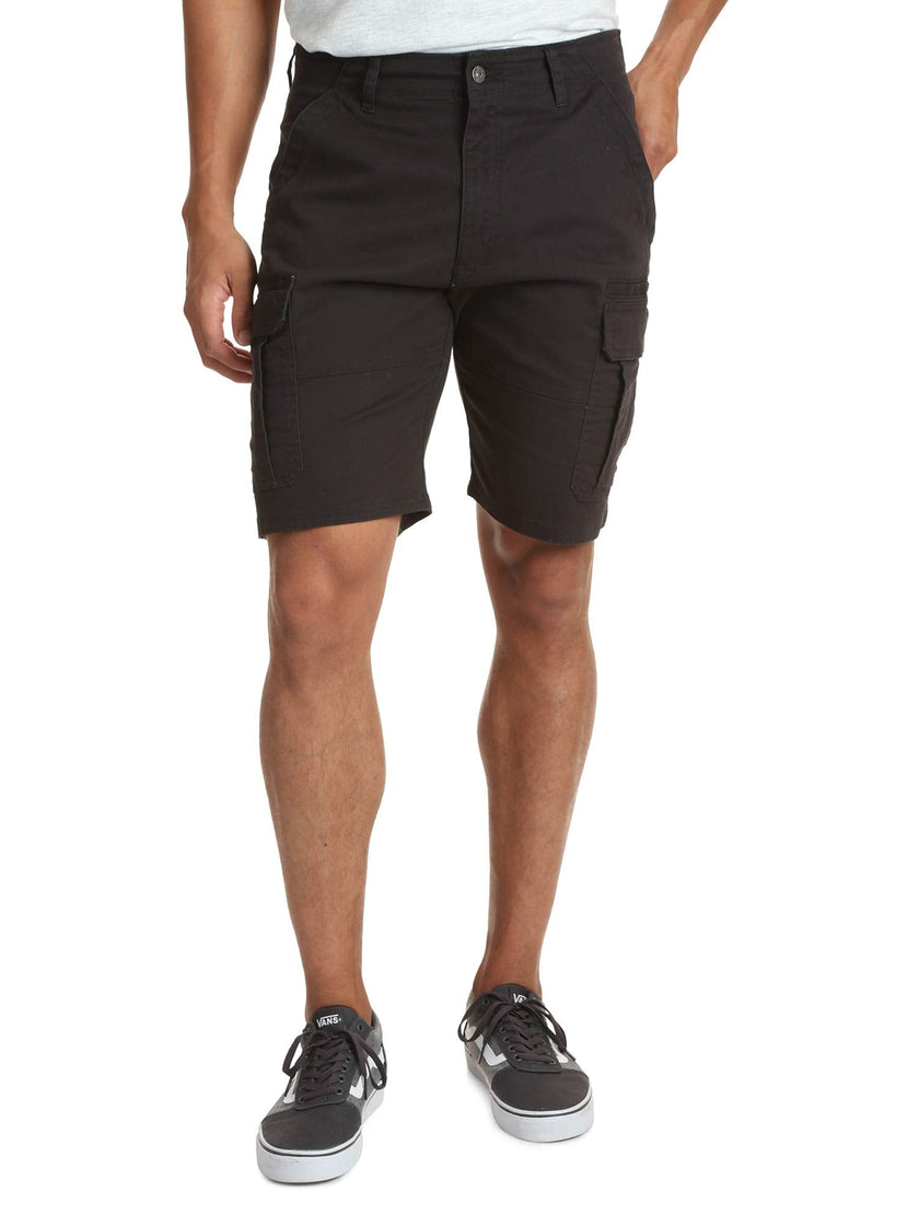 Wrangler Authentics Men's Classic Cargo Stretch Short, Black Twill, 36 🍁 All In One Marketplace Canada