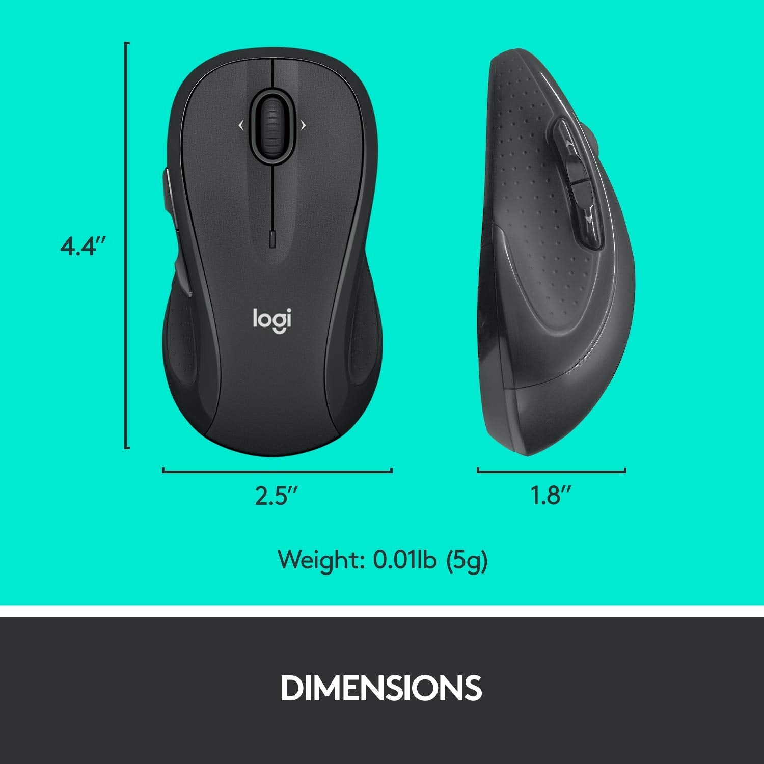 Logitech M510 Wireless Computer Mouse for PC with USB Unifying Receiver - Graphite 🍁 All In One Marketplace Canada