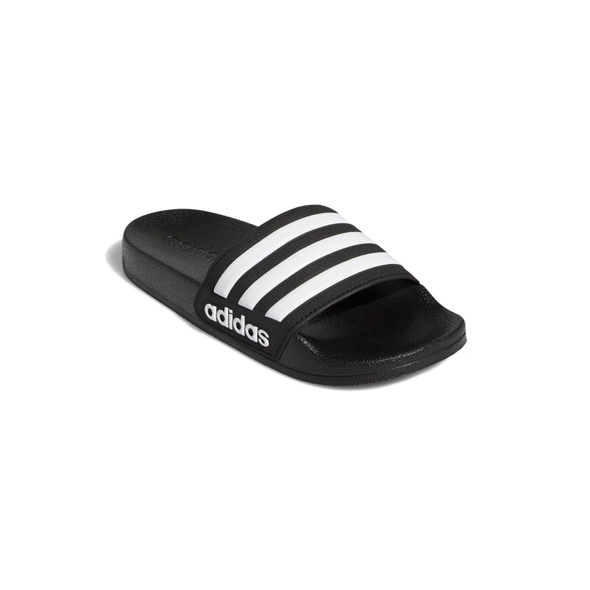 adidas Unisex Kids Adilette Shower, Core Black/White/Core Black, 5/Big Kid 🍁 All In One Marketplace Canada