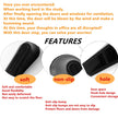Heavy Duty Rubber Door Stoppers，Door Wedge for Residential and Commercial Use，Multi Floor Doorstop Ensures Tight Fit for Gaps，Residential and Commercial Use, Black 🍁 All In One Marketplace Canada
