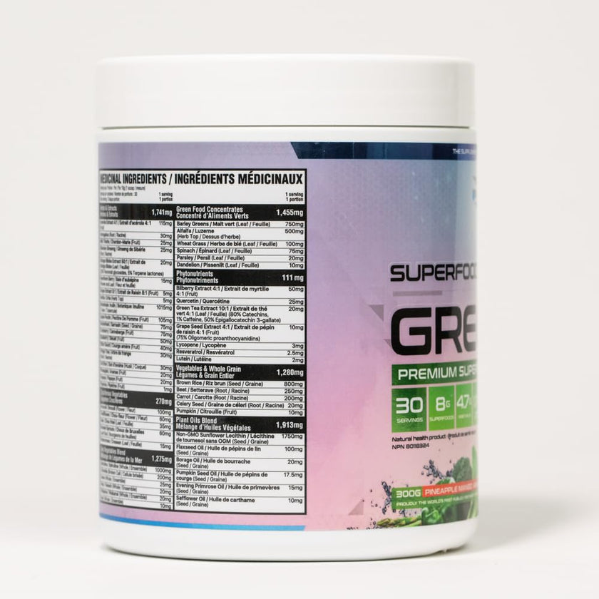 Believe Supplements Superfoods+Greens - Superfood Blend | Boost Energy, Immunity, and Digestion | Rich in Antioxidants & Essential Nutrients! (30 Servings (Pack of 1), Pineapple Mango) 🍁 All In One Marketplace Canada