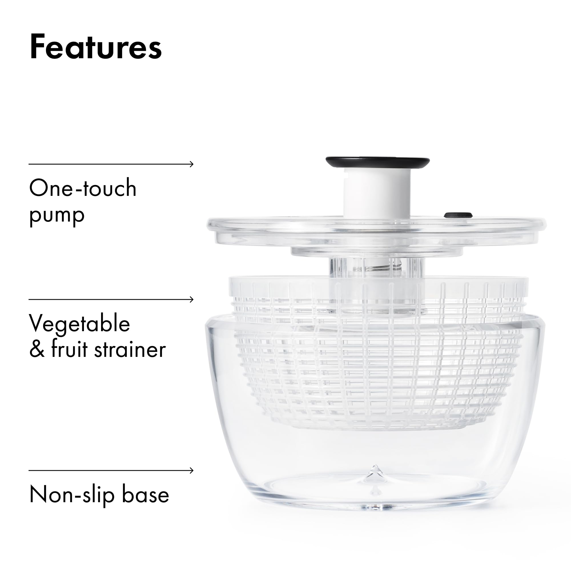 OXO Good Grips Good Grips Little Salad & Herb Spinner 🍁 All In One Marketplace Canada