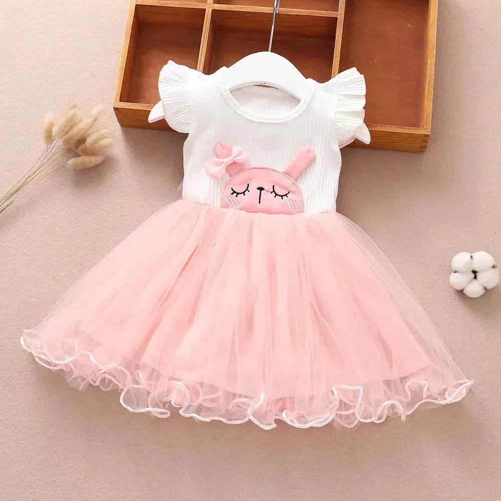 Newborn baby Girls' Summer Vest Dress Infant dresses.