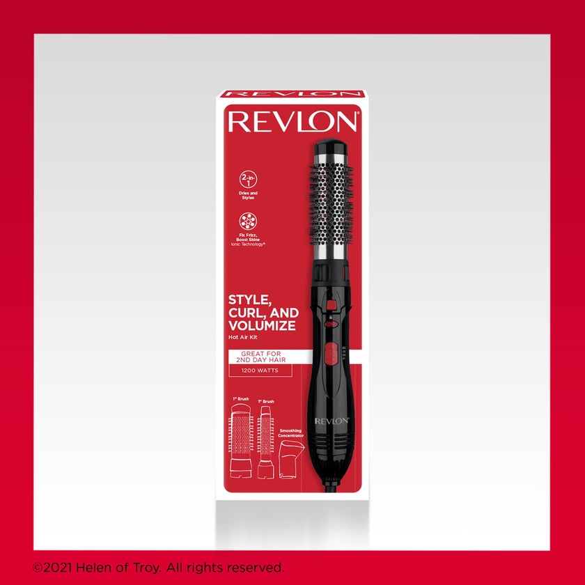 Revlon All-In-One Style Hot Air Kit - Curl and Volumize Hair, Salon-Styled Finish 🍁 All In One Marketplace Canada