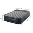 INTEX 64131ED Dura-Beam Plus Deluxe Pillow Rest Air Mattress: Fiber-Tech – Twin Size – Built-in Electric Pump – 16.5in Bed Height – 300lb Weight Capacity 🍁 All In One Marketplace Canada