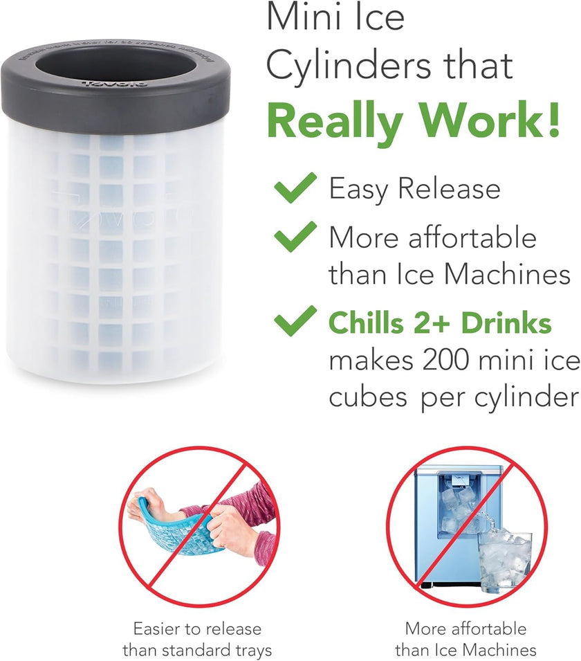 Tovolo Mini Ice Cylinder- Squeeze & Release- Set of 2, 1000422 🍁 All In One Marketplace Canada