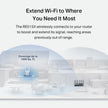 TP-Link AX1500 WiFi 6 Range Extender w/Ethernet Port (RE515X) - 1.5G Dual-Band Wireless Repeater Amplifier, Up to 1800 Sq. Ft., 64 Devices, Internet Signal Booster, APP Setup, EasyMesh Compatible 🍁 All In One Marketplace Canada