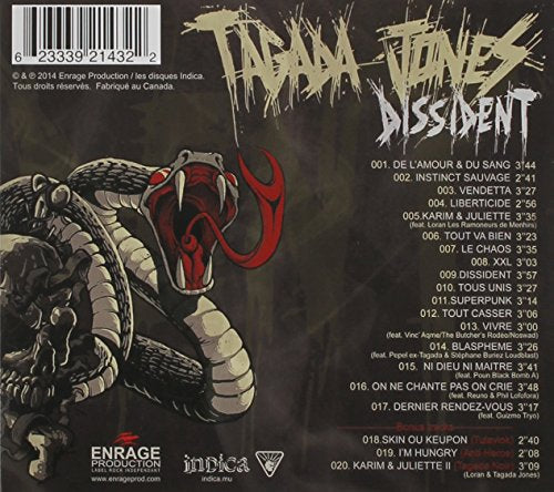 Tagada Jones / Dissident - CD (Used)