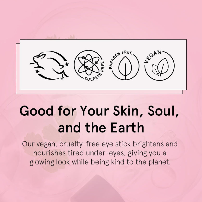 grace & stella Under Eye Brightener Balm Stick - Travel Essentials - Caffeine Eye Cream for Dark Circles, Puffiness, Wrinkles - Vegan Moisturizer Stick with Niacinamide, Hyaluronic Acid (0.13oz/3.5g) 🍁 All In One Marketplace Canada