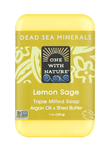 One With Nature - Lemon Sage Bar Soap (200g)