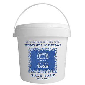 One With Nature - Dead Sea Bath Salt, Fragrance Free (2kg)