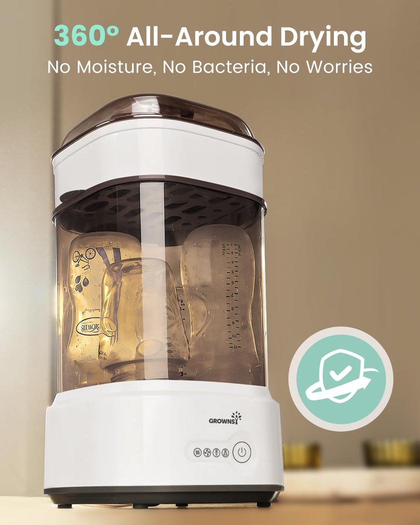 Bottle Sterilizer and Dryer, Compact Baby Bottle Sterilizer, Electric Steam Bottle Sanitizer for Baby Bottles, Pacifiers, Pump Parts 🍁 All In One Marketplace Canada