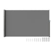 VEVOR Retractable Side Awning, 71''x 138'' Outdoor Privacy Screen, 180g Polyester Water-Proof Retractable Patio Screen, UV 30+ Room Divider Wind Screen for Patio, Backyard, Balcony, Gray 🍁 All In One Marketplace Canada