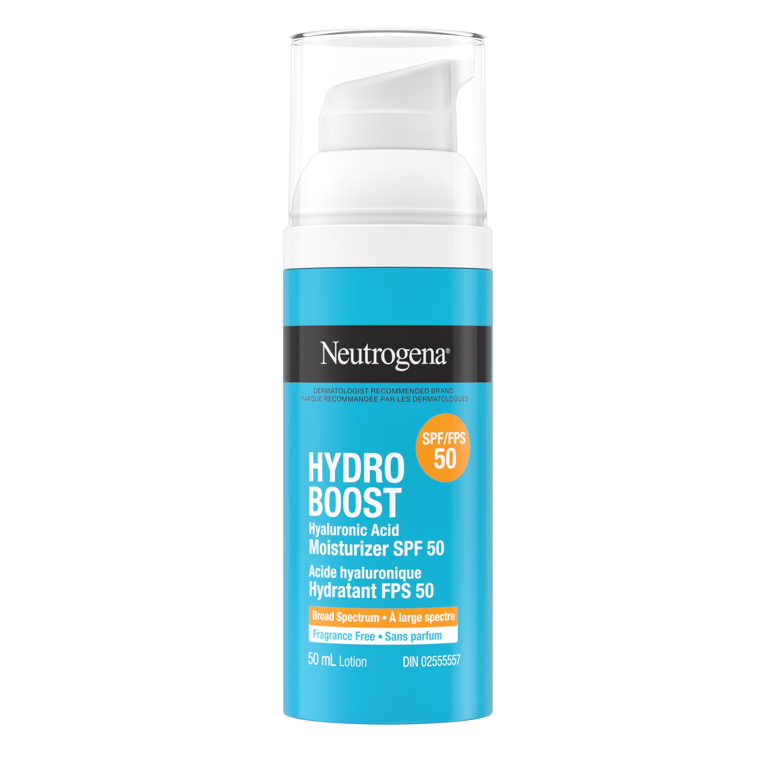 Neutrogena Hydro Boost Hyaluronic Acid Moisturizer SPF 50 with Broad Spectrum, Non-Greasy, Fragrance Free Daytime Facial Moisturizer to Hydrate Dry Skin, 50 mL 🍁 All In One Marketplace Canada