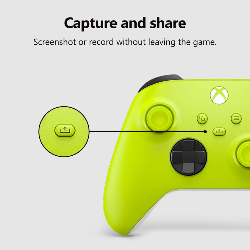 XBOX Core Wireless Gaming Controller – Electric Volt – XBOX Series X|S, XBOX One, Windows PC, Android, and iOS - Electric Volt Controller Edition 🍁 All In One Marketplace Canada