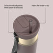 Contigo SnapSeal 24 oz Water Bottle w/Carry Strap & Reusable Straw | Vacuum-Insulated Stainless Steel for Hot & Cold Drinks | Spill-Proof Lid | BPA & Lead-Free | Dishwasher Safe 🍁 All In One Marketplace Canada