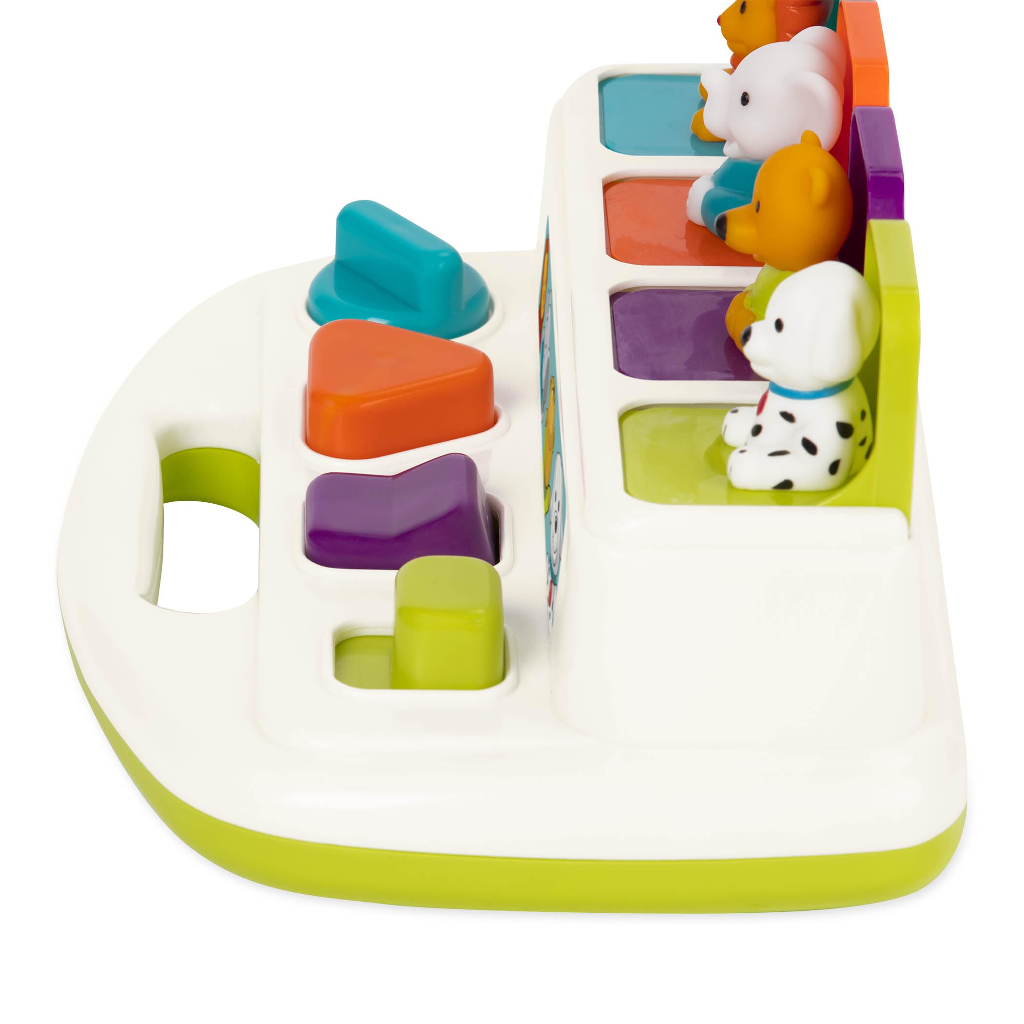 Battat Pop-Up Toy, Pop-Up Pals Cause-and-Effect Animal Toy, Toddler, 4 Pals 🍁 All In One Marketplace Canada