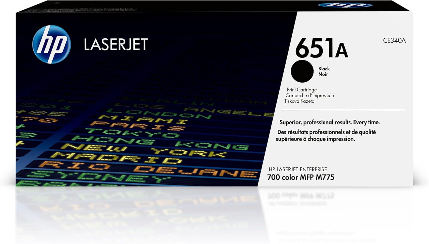 HP 651A (CE340A) Black Original LaserJet Toner Cartridge