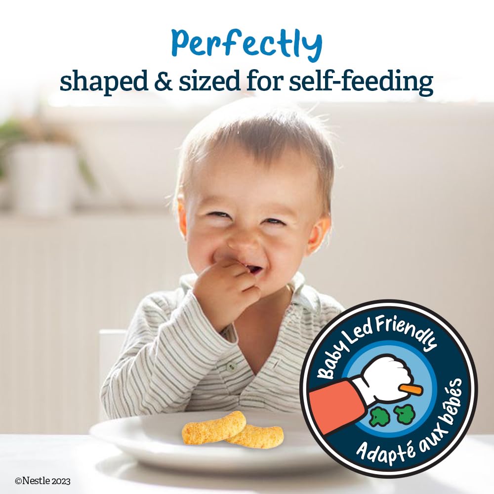 GERBER Lil’ Crunchies Mild Cheddar Flavour Toddler Snacks, 6 Boxes, 252 g 🍁 All In One Marketplace Canada