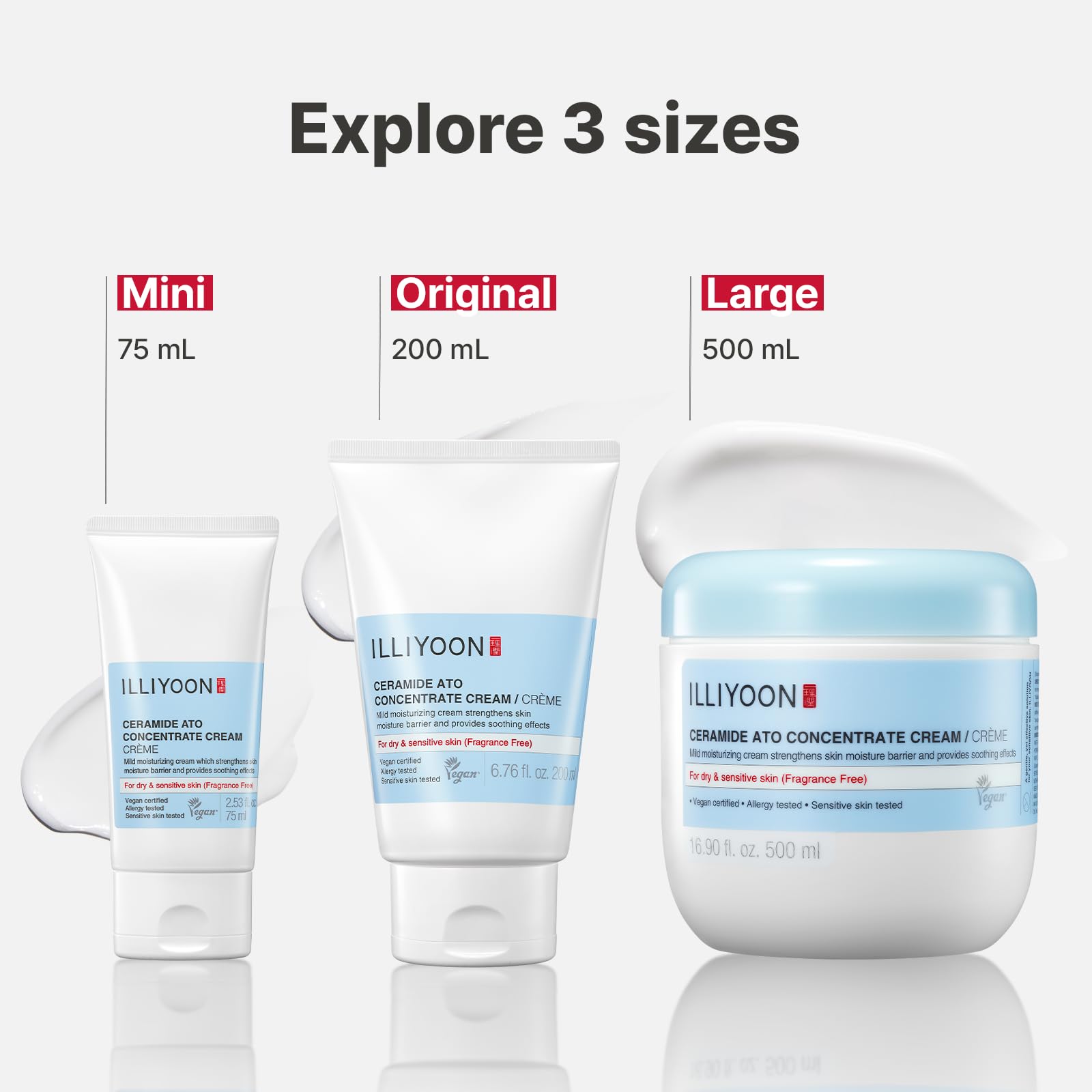 Illiyoon Ceramide Ato Concentrate Cream | Moisturizer for Dry & Sensitive Skin, 100hr Lasting Hydration, For Face & Body, Gentle for Infants, Moisture Barrier Repair, Vegan Certified, 6.76 fl.oz. 🍁 All In One Marketplace Canada
