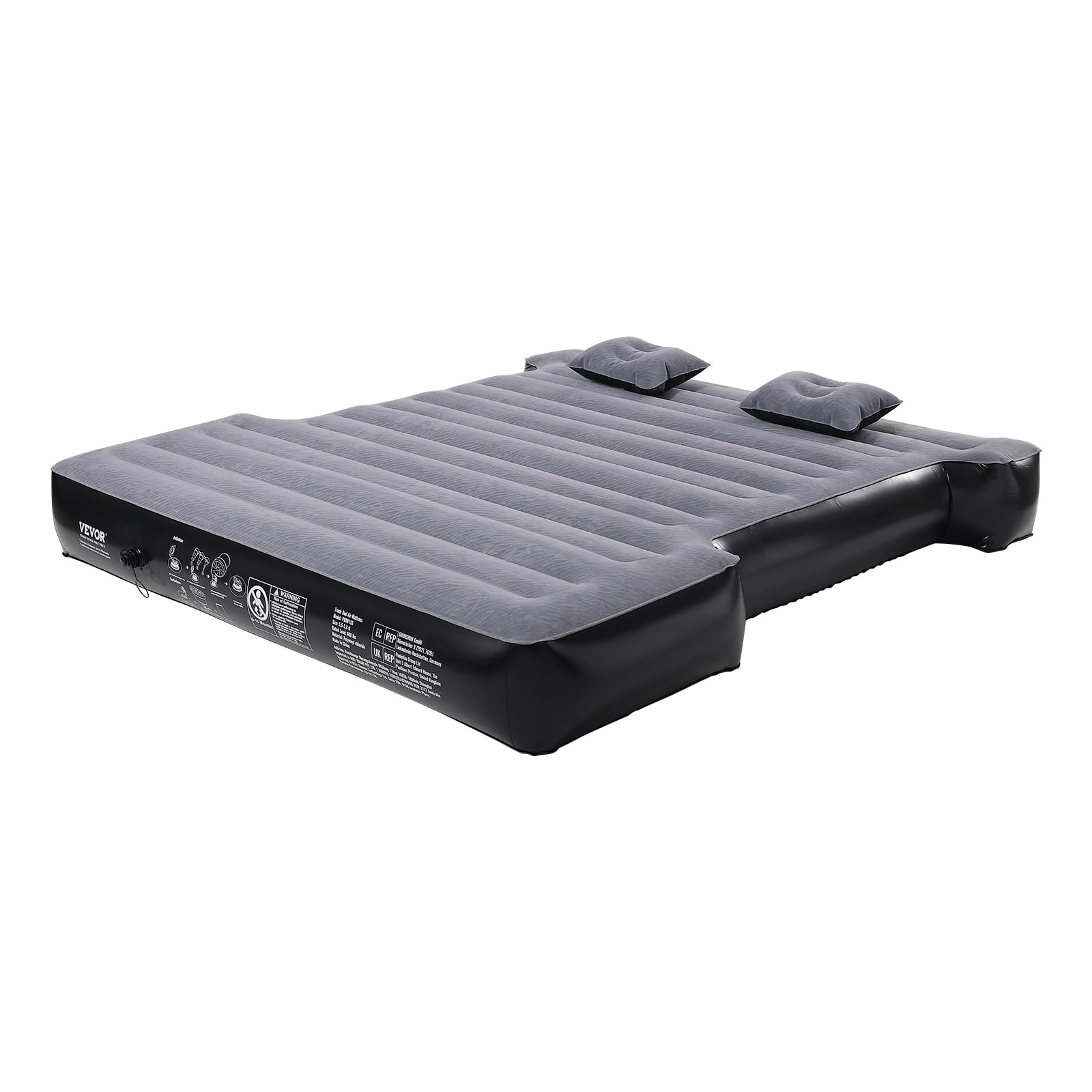VEVOR Truck Bed Air Mattress, for 5.5-5.8 ft Full Size Short Truck Beds, Inflatable Air Mattress Camping Bed with 12V Air Pump 2 Pillows, Carry Bag, for Silverado, RAM, F Series, Sierra, Titan, Tundra 🍁 All In One Marketplace Canada