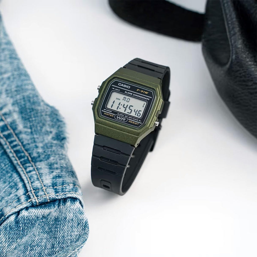 Casio Men's F-91WM-3ACF Classic Digital Display Quartz Black Watch 🍁 All In One Marketplace Canada