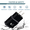 Fast Charging Block, USB Adaptive Fast Charger Box Android Cell Phone Wall Quick Tablet Charger Plug Adapter Compatible Samsung Galaxy S10 S9 S8 S7 A13 A16 Note 8 9 10 LG G7 Plus EP-TA20JBE (2 Pack) 🍁 All In One Marketplace Canada