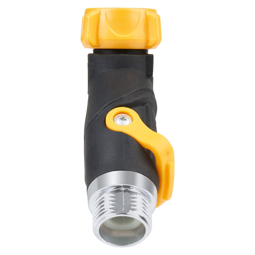 Melnor 65170AMZ 2 Way Lever Flow Through Valve Connector Bundle, Yellow, Black 🍁 All In One Marketplace Canada