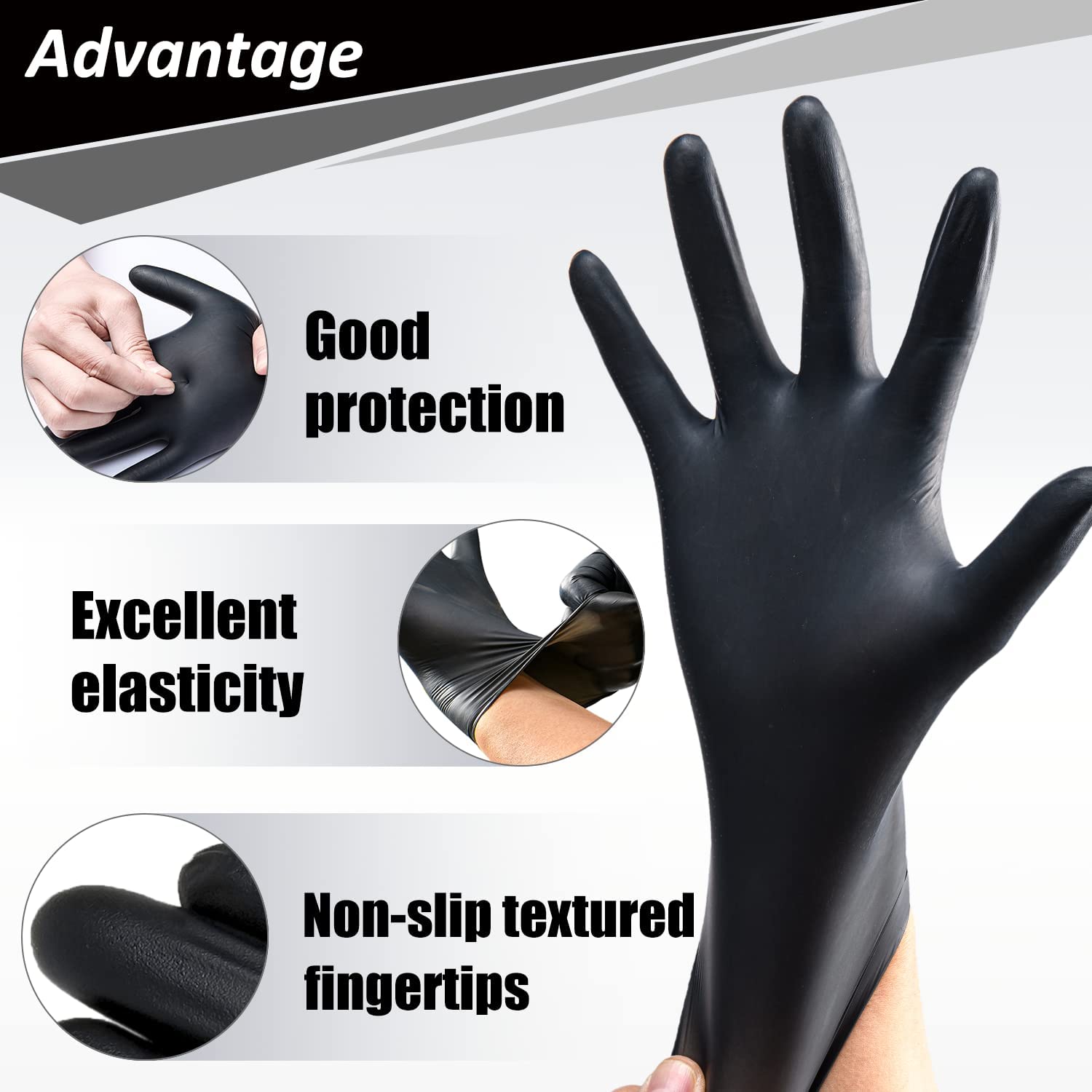 PROMEDIX P Nitrile Gloves, 4mil-100 count, Gloves Disposable Latex Free, Disposable Gloves for Household, Food safe 🍁 All In One Marketplace Canada