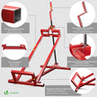 VOUNOT Ride on Lawn Mower Lift Jack, Telescopic Maintenance Jack for Lawn mowers and Garden Tractors, Weight Capacity 880 Lbs, Red 🍁 All In One Marketplace Canada