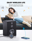 WOCBUY Bluetooth Adapter for Car, 3.5mm AUX Bluetooth Receiver for Music Streaming, Bluetooth 5.0 Wireless Audio Receiver for Car/Home Stereo/Wired Headphones/Speaker, Dual Connection, 12H Playtime 🍁 All In One Marketplace Canada