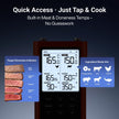 ThermoMaven 3000FT Smart Wireless Meat Thermometer, Sub-1G Long Range, 6 Sensors NIST Certified Accuracy, 2 Thin Probes, Standalone Base with Large LCD for Grill, Smoker, Oven, BBQ 🍁 All In One Marketplace Canada