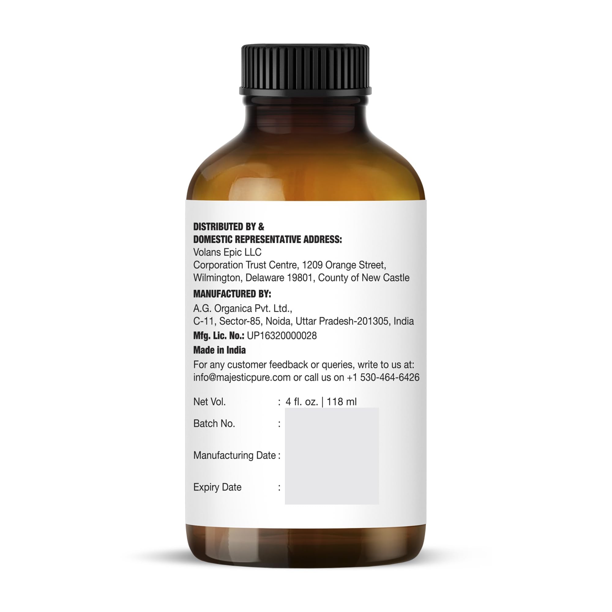 Majestic Pure Lemon Essential Oil - Huge 118 ml - 100% Pure and Natural Oil for Soap Making Scent- Premium Grade with Glass Dropper 🍁 All In One Marketplace Canada