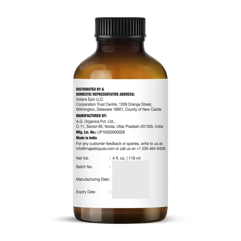 Majestic Pure Lemon Essential Oil - Huge 118 ml - 100% Pure and Natural Oil for Soap Making Scent- Premium Grade with Glass Dropper 🍁 All In One Marketplace Canada