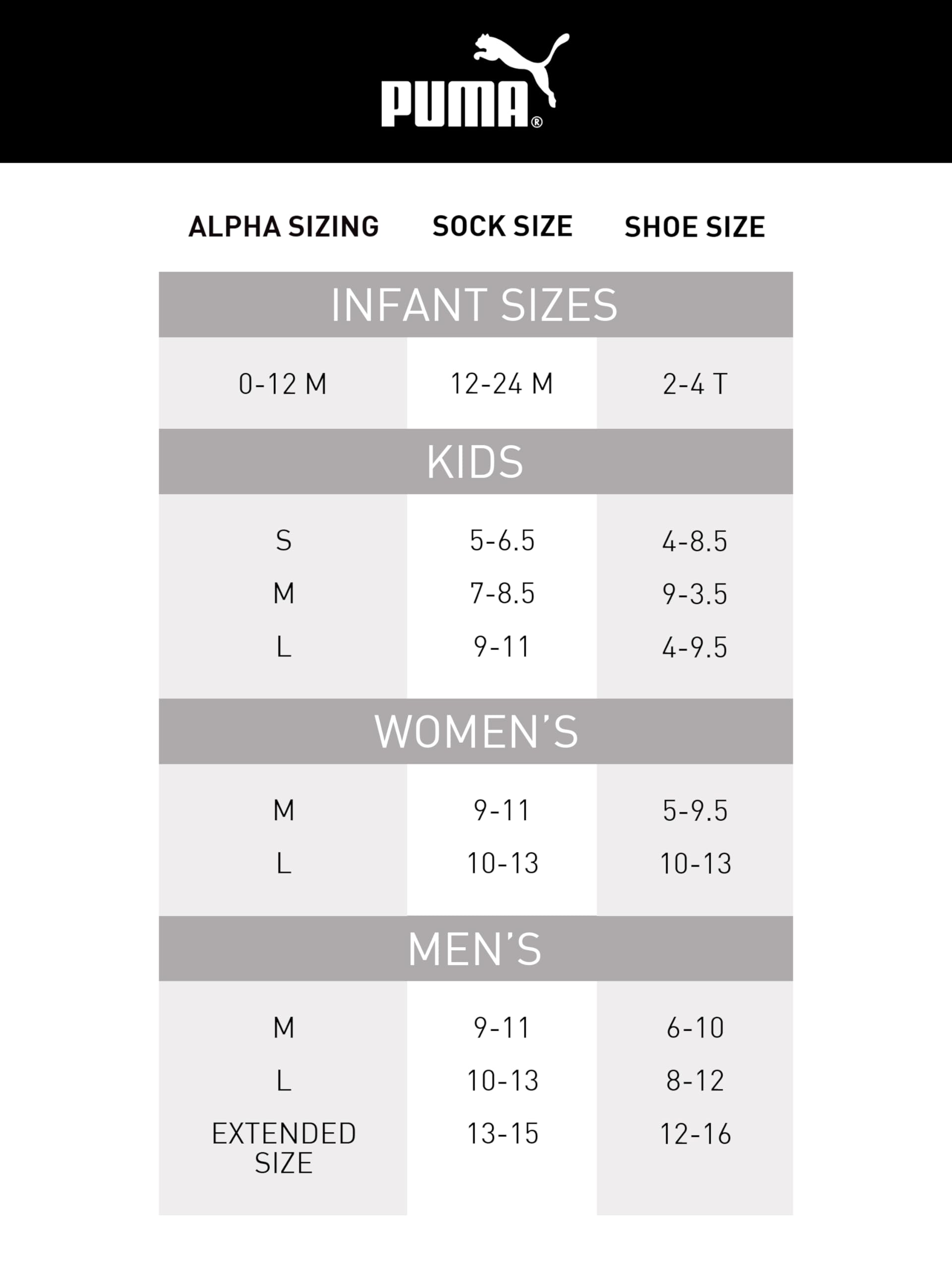 PUMA Women's 6 Pack Runner Socks, White, 9-11 🍁 All In One Marketplace Canada
