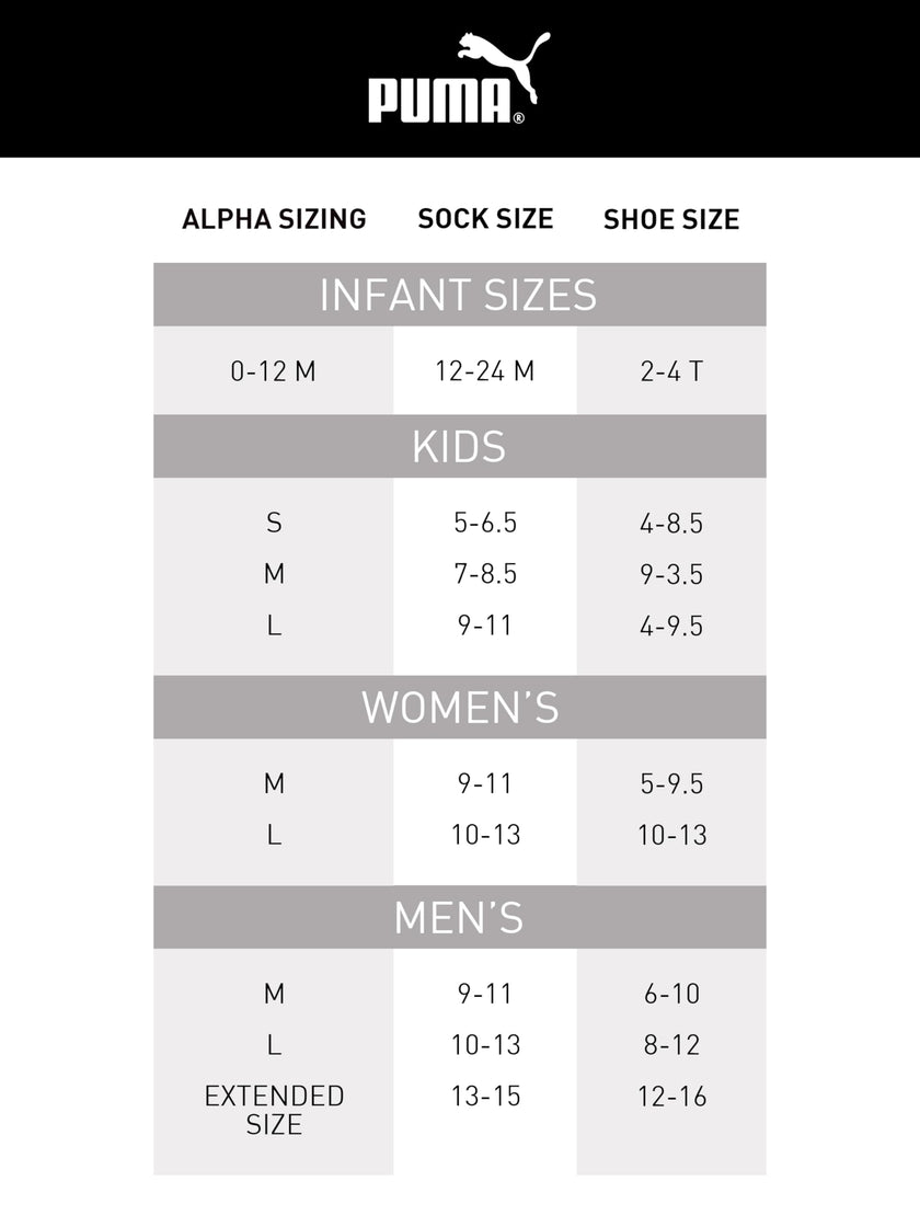 PUMA Women's 6 Pack Runner Socks, White, 9-11 🍁 All In One Marketplace Canada