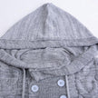 Turtleneck hooded sweater