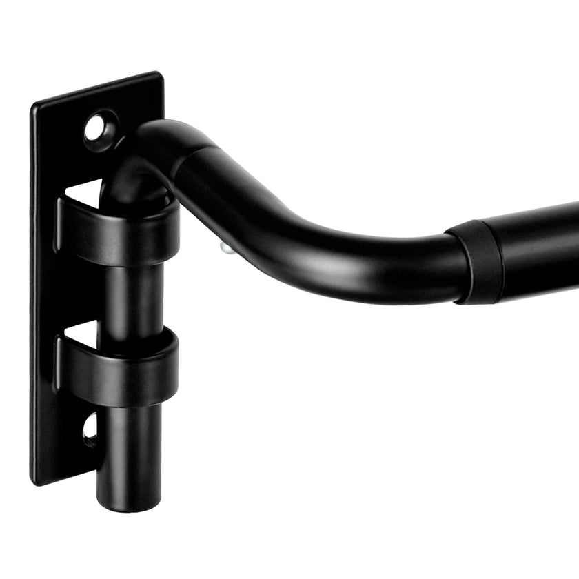 upsimples Blackout Curtain rods for windows 48 to 84 inch, Wrap Around Room Darkening Curtain Rod for Bedroom, Living Room, Adjustable from 30 to 86 Inches 🍁 All In One Marketplace Canada