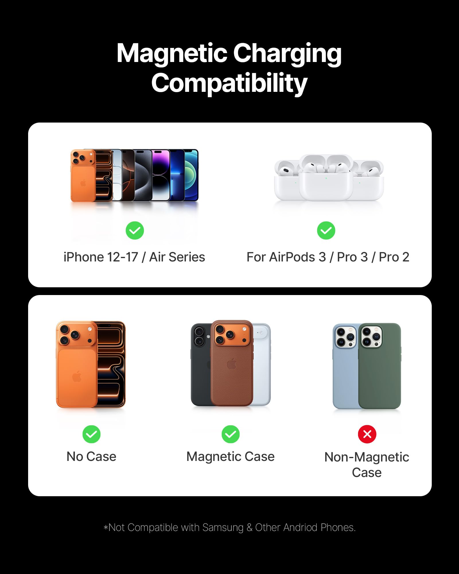 INIU for MagSafe Slimmest Power Bank, Original Qi2 Certified Wireless Fast Charging, 10000mAh 45W Portable Charger with USB C Cable & Stand, Flight Safe Magnetic Battery Pack for iPhone 17-12 Series 🍁 All In One Marketplace Canada
