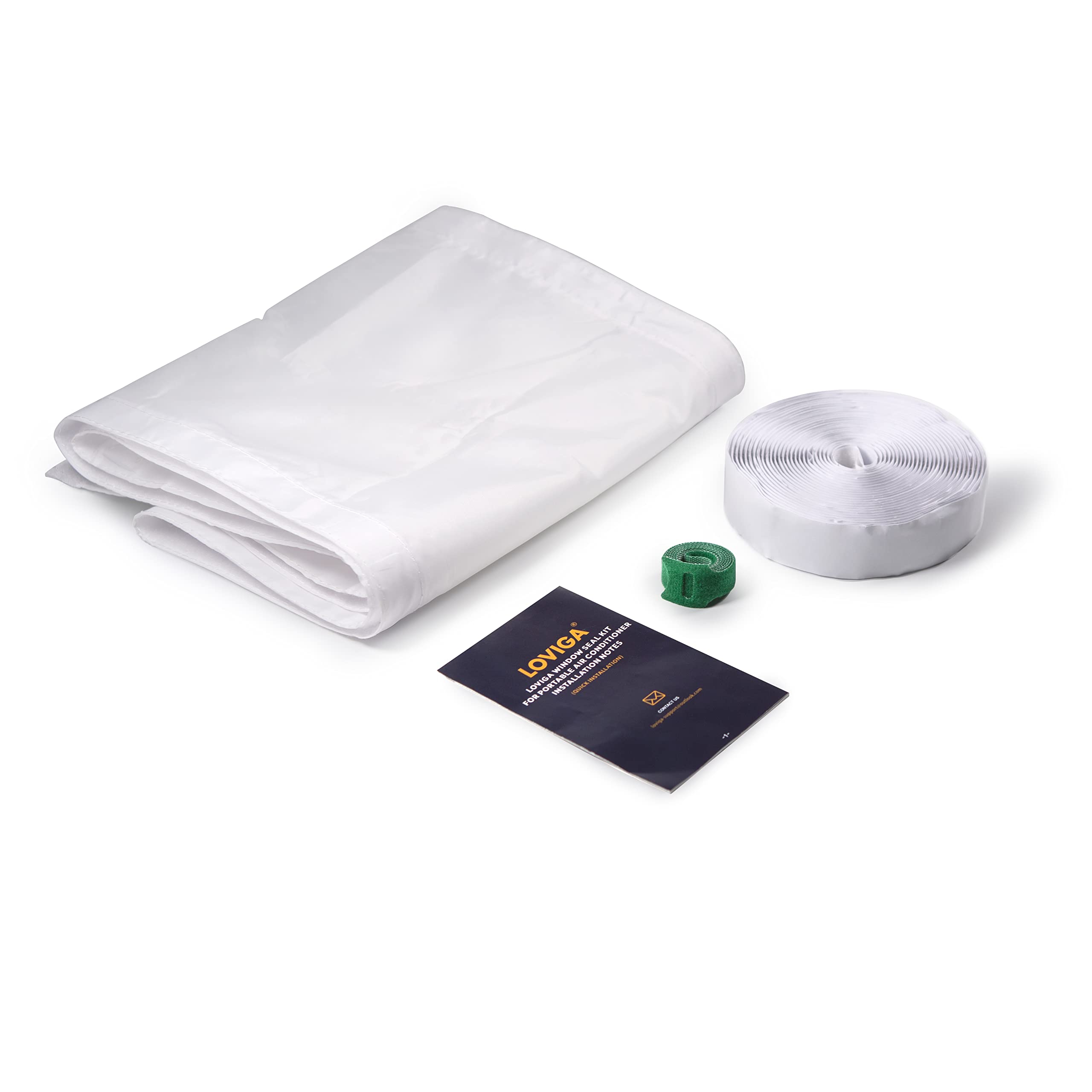 LOVIGA Portable Air Conditioner Window Kit, Window Vent Kit Seal Kit for Portable Air Conditioner Dryer, 25x102~162cm Length Adjustable 2022 Upgraded 100% Sealing Waterproof Easy to Install 🍁 All In One Marketplace Canada