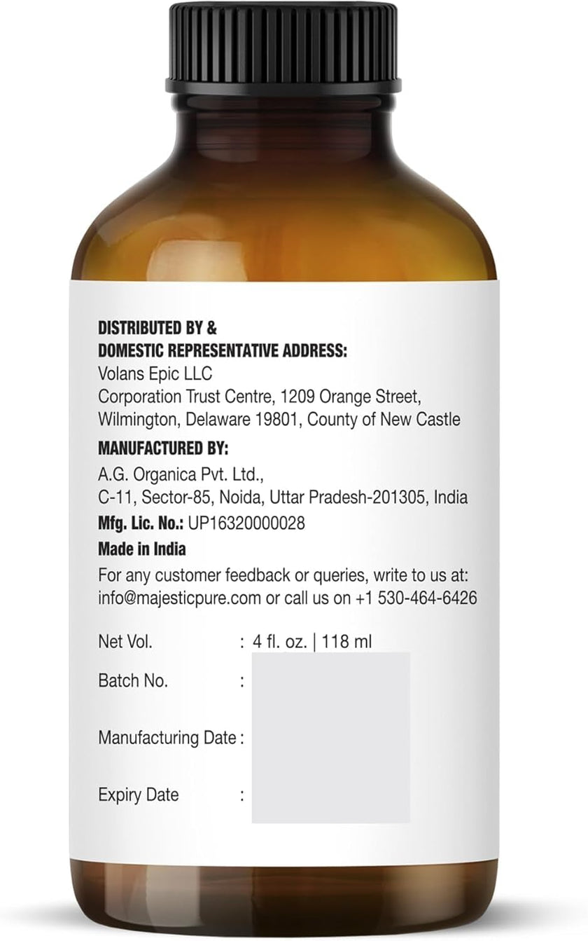 Majestic Pure Lavender Essential Oil - Huge 118 ml - 100% Pure and Natural Oil for Soap Making Scent- Premium Grade with Glass Dropper 🍁 All In One Marketplace Canada