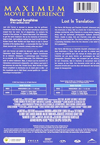 Eternal Sunshine of the Spotless Mind / Lost in Translation (Double Feature)