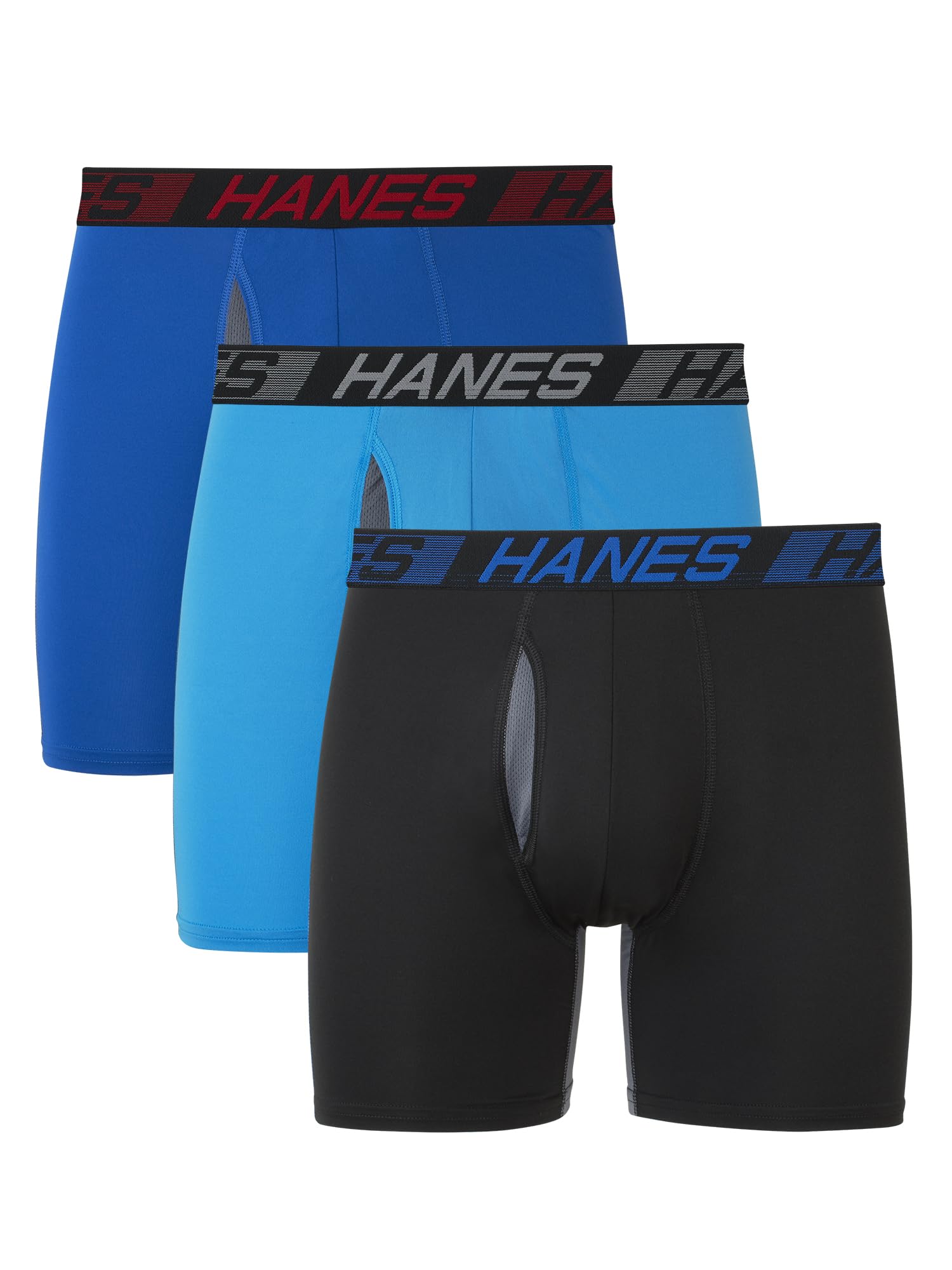 Hanes X-Temp Total Support Pouch Men's Underwear Boxer Briefs, Anti-Chafing, Moisture Wicking Underwear, 3-Pack, Size Large 🍁 All In One Marketplace Canada