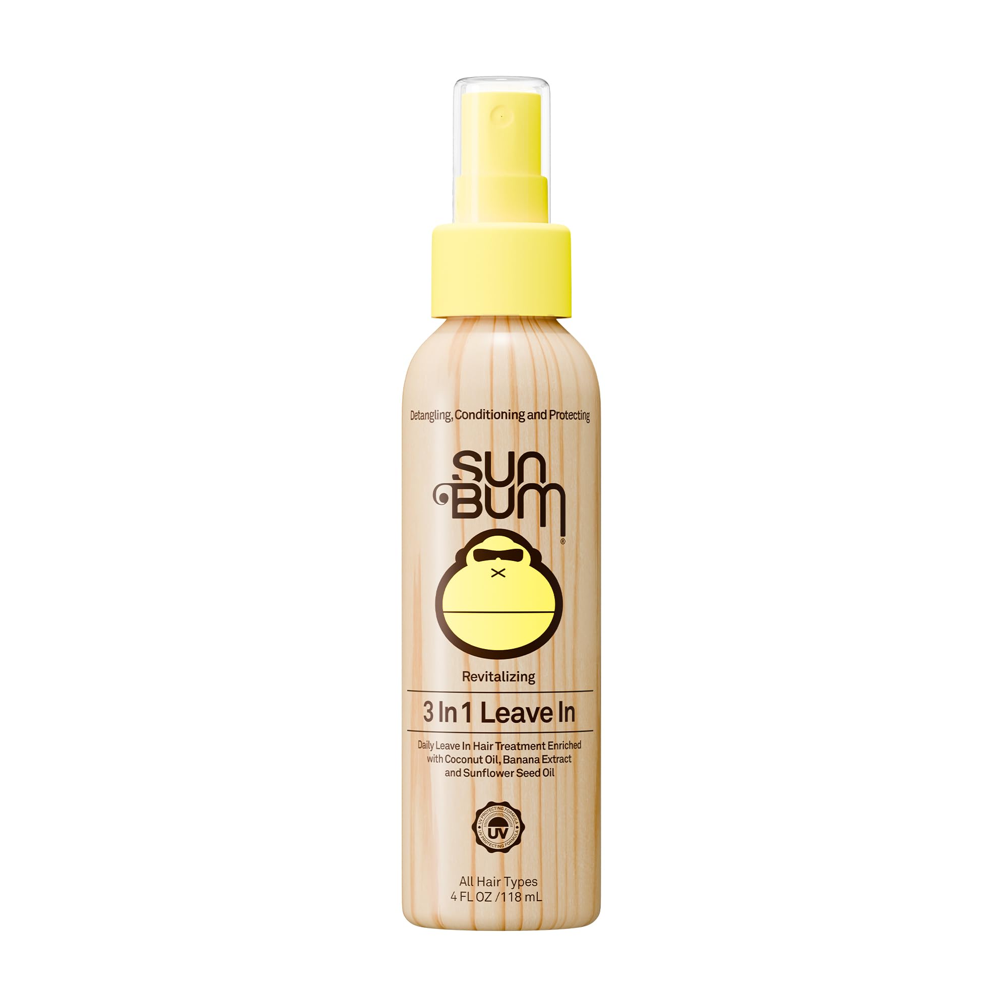 Sun Bum Beach Formula 3 in 1 Leave-In Hair Conditioner Spray, 118 mL Spray Bottle 🍁 All In One Marketplace Canada