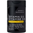 Sports Research® Vitamin D3 1,000 IU with Coconut Oil - Vitamin D for Strong Bones, Teeth, and Maintenance of Good Health - Non-GMO, Gluten & Soy Free - 360 Liquid Softgels 🍁 All In One Marketplace Canada