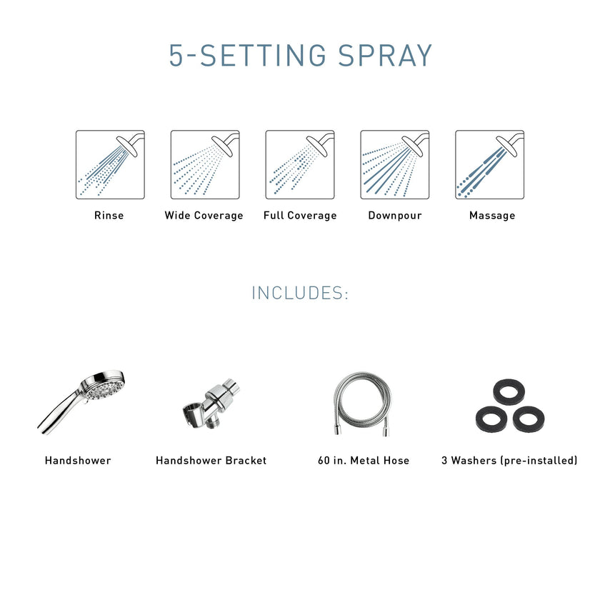 Moen 20091 Handheld Shower, Chrome 🍁 All In One Marketplace Canada