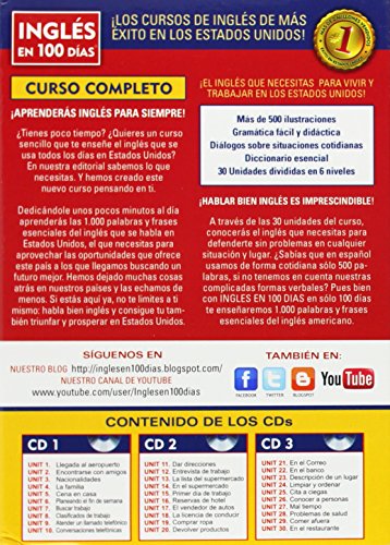 Inglés en 100 días (Libro + 3 CDs)