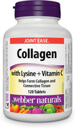 Webber Naturals Collagen with Lysine and Vitamin C, 120 Tablets, Helps Support Joints, Muscles, and Skin 🍁 All In One Marketplace Canada